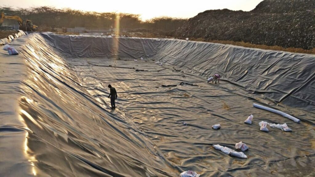 Ash Pond Lining for Bhavnagar Energy Company Ltd – Giriva